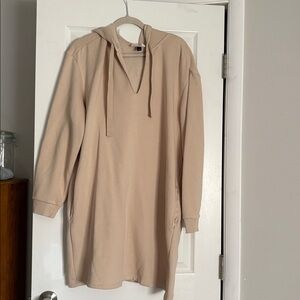 Universal Thread Tan Hoodie Dress